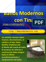 Baños Modernos con Tina [Consejos para la Decoración de Baños]