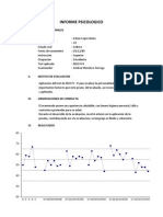 Informe psicológico Edson López Neira