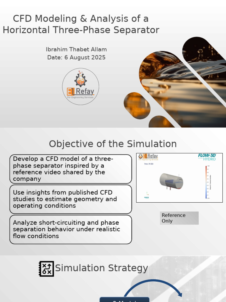 CFD Analysis of Three-Phase Separator | PDF | Computational Fluid ...