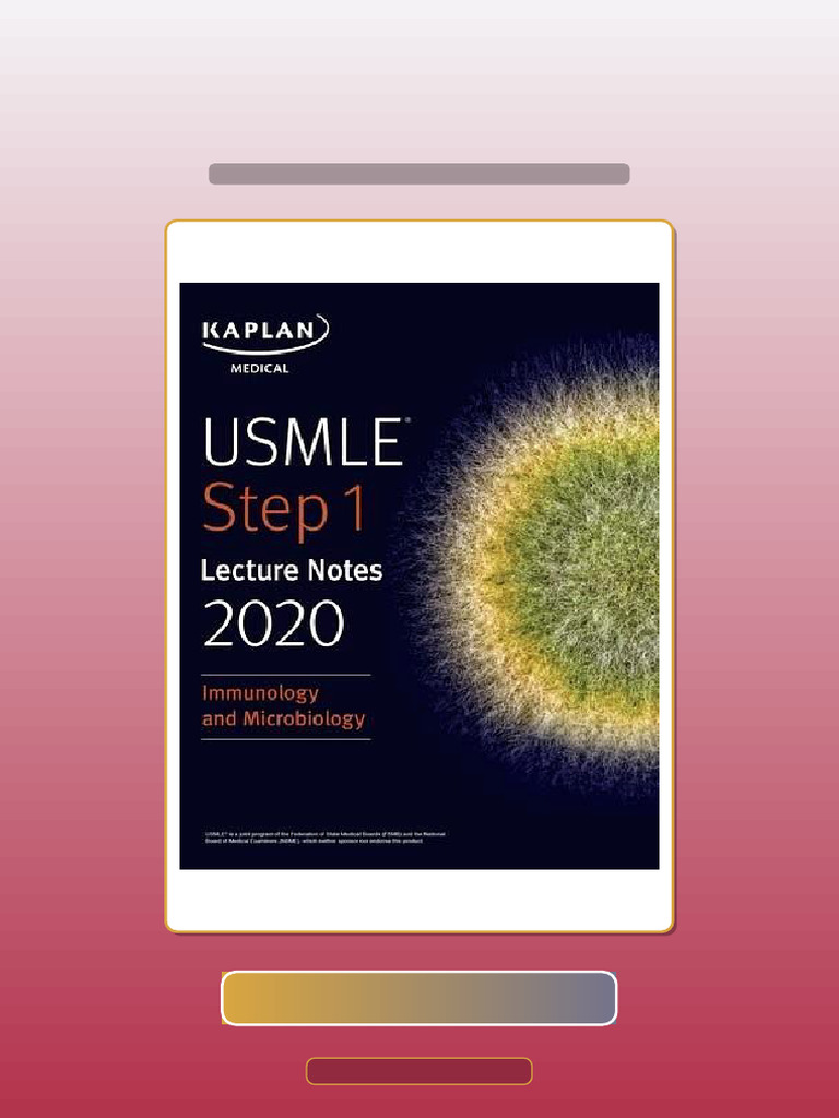 Answers for USMLE Step 1 Lecture Notes 2020 Immunology and Microbiology ...