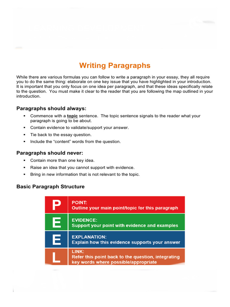 Effective Paragraph Writing Tips | PDF