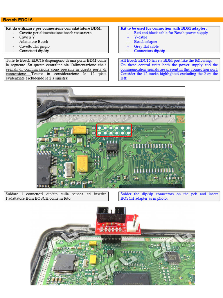 Mpc55x Mpc56x Bosch Edc16 | PDF