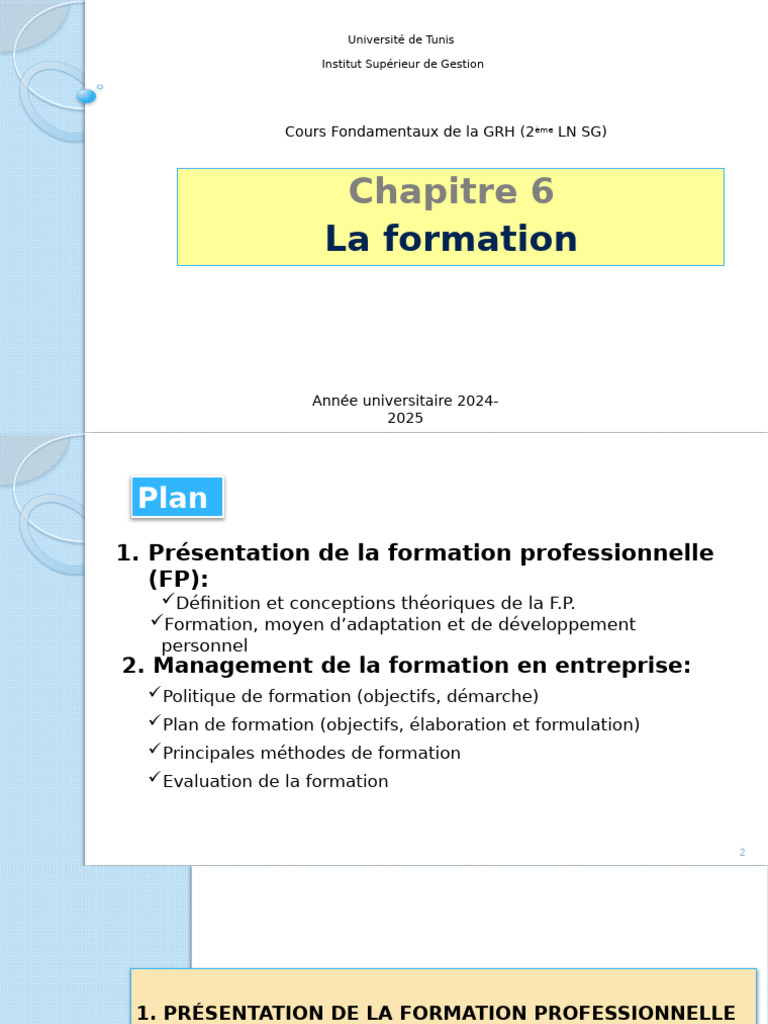 Gestion de la Formation Professionnelle | PDF | Technologies de l ...