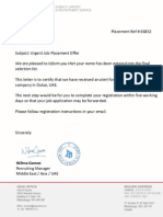 Dubai Letter JobOffer