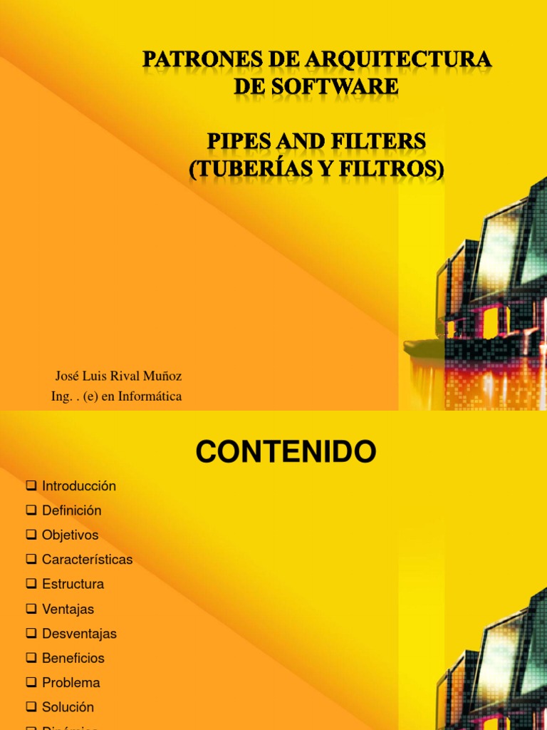 Pipes and Filters Final PDF Almacenador intermediario de datos