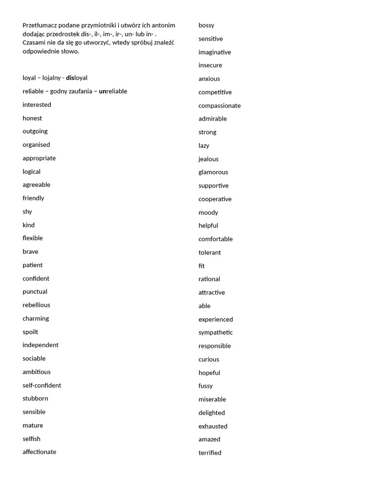 Adjectives | PDF