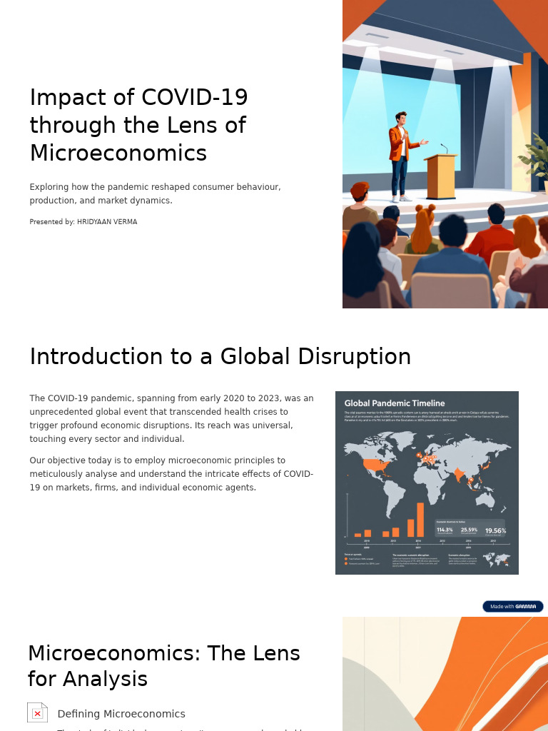Impact of COVID 19 Through The Lens of Microeconomics | PDF ...