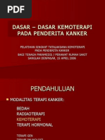 Download DASAR  DASAR KEMOTERAPI PADA PENDERITA KANKER by Bangkit Herlambang SN95101176 doc pdf