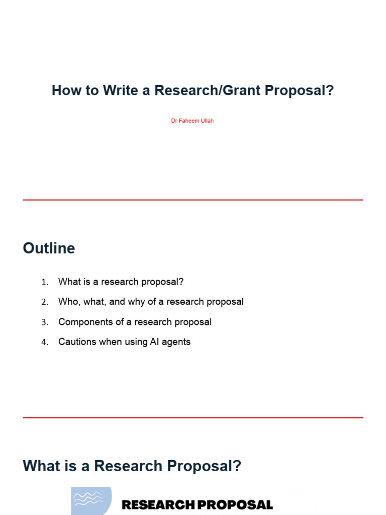 How To Write Research Proposal | PDF