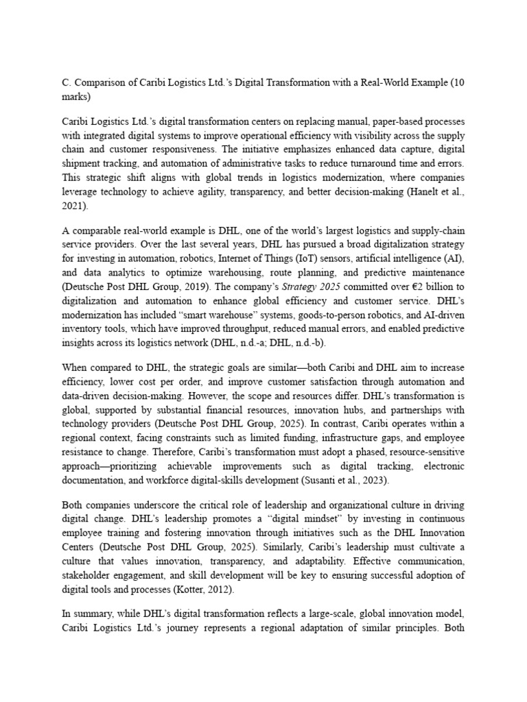 C | PDF | Logistics | Internet Of Things