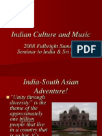 Indian Culture and Music Overview