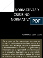Crisis Normativas y No Normativas (1)