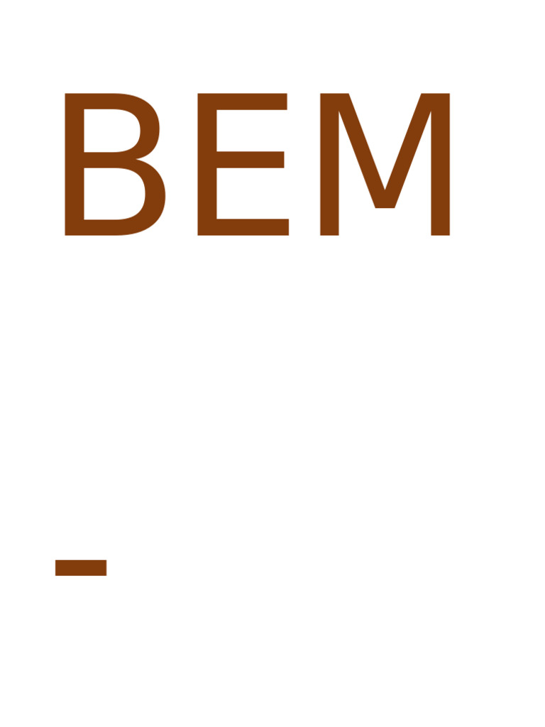 Bem | PDF