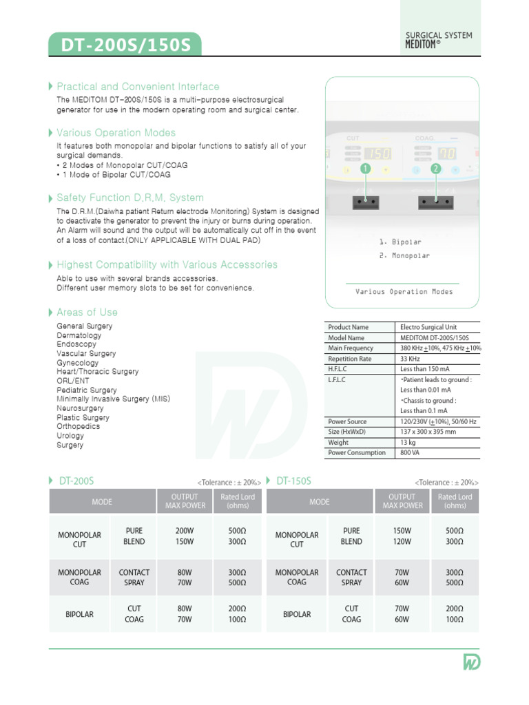 DT 200S 150S Catalogue | PDF | Surgery | Medical Specialties