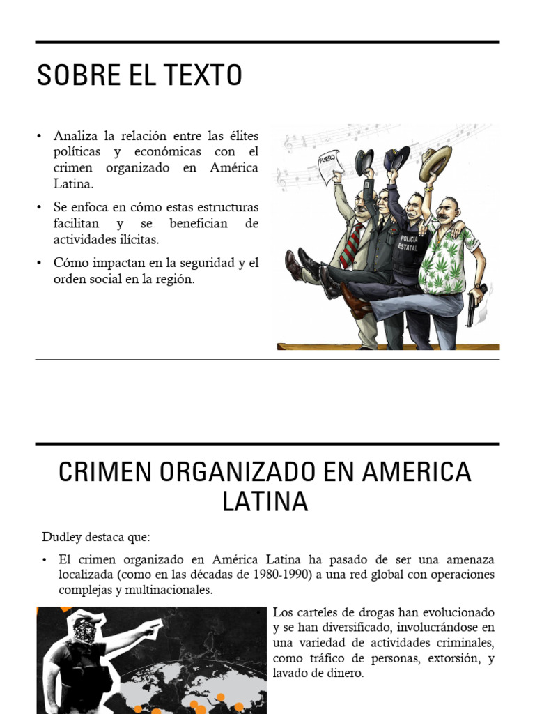 Élites y Crimen Organizado en América Latina | PDF | Corrupción ...