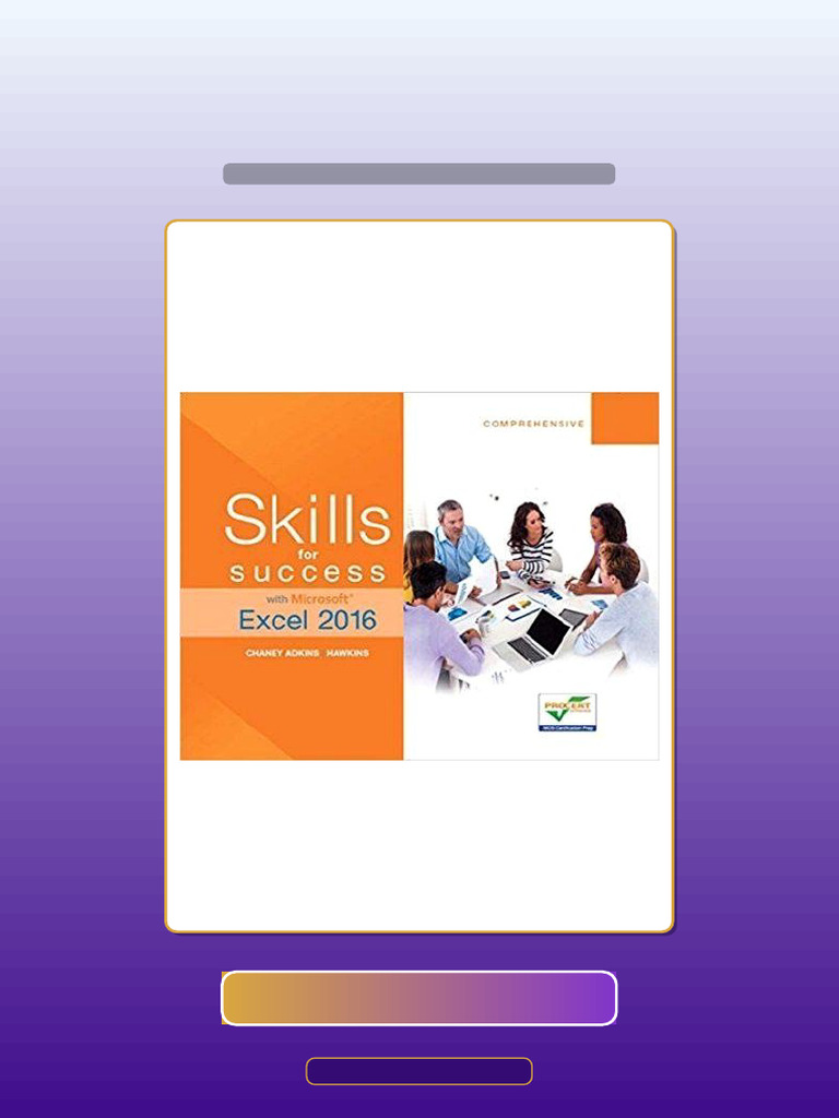 Ultimate Bundle Skills for Success With Excel 2016 Comprehensive by ...