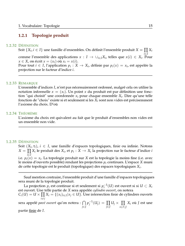 Topologie produit et axiome du choix PDF Compacité (mathématiques — free download