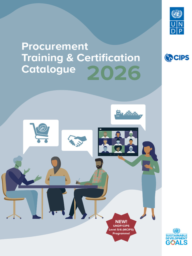 UNDP/CIPS Procurement Training Catalogue | PDF | Procurement | Risk ...