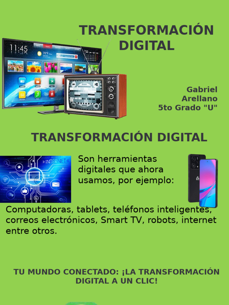 Transformación Digital en 5to Grado | PDF