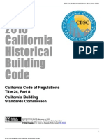2010 California Historical Building Code