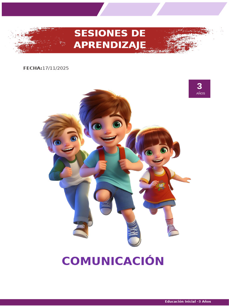 Planificación de Derechos para Niños de 3 Años | PDF | Aprendizaje ...