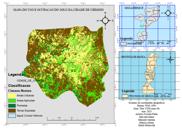 Mapa de Uso do Solo em Chimoio | PDF | Geodésia