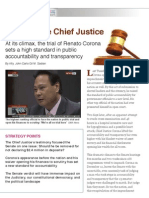 Judging the Chief Justice by Atty. Sadian