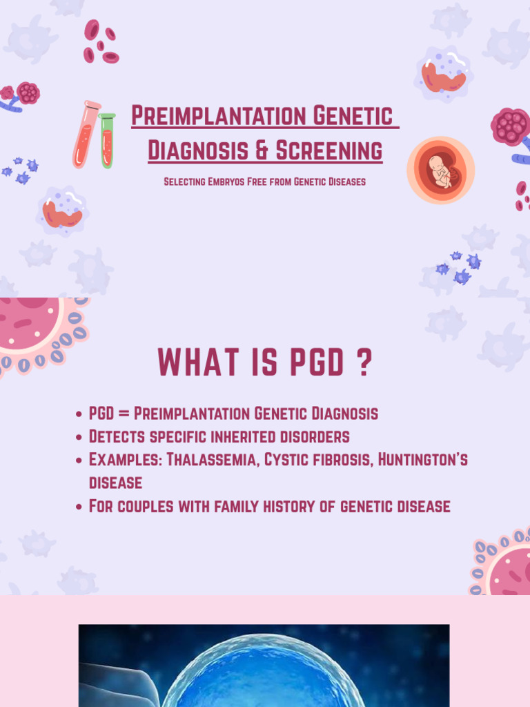 PGD & PGS: Genetic Testing in IVF | PDF