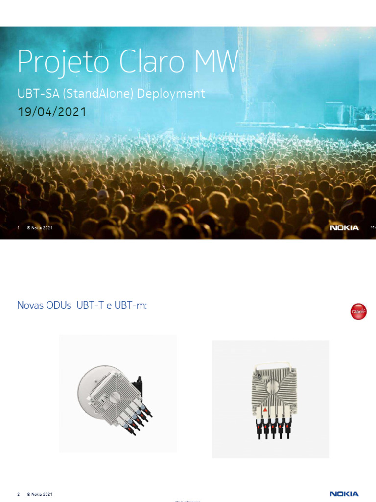 Implementação do UBT-SA da Nokia | PDF | Equipamentos de ...