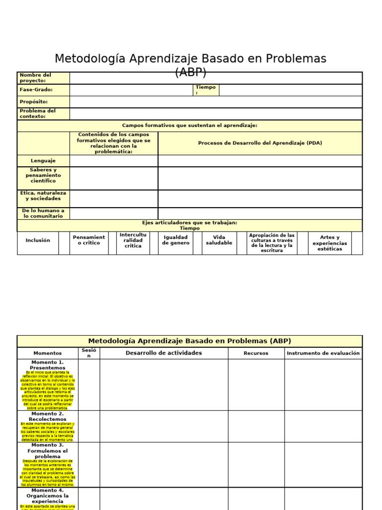 Metodología ABP para Aprendizaje Efectivo | PDF | Aprendizaje ...