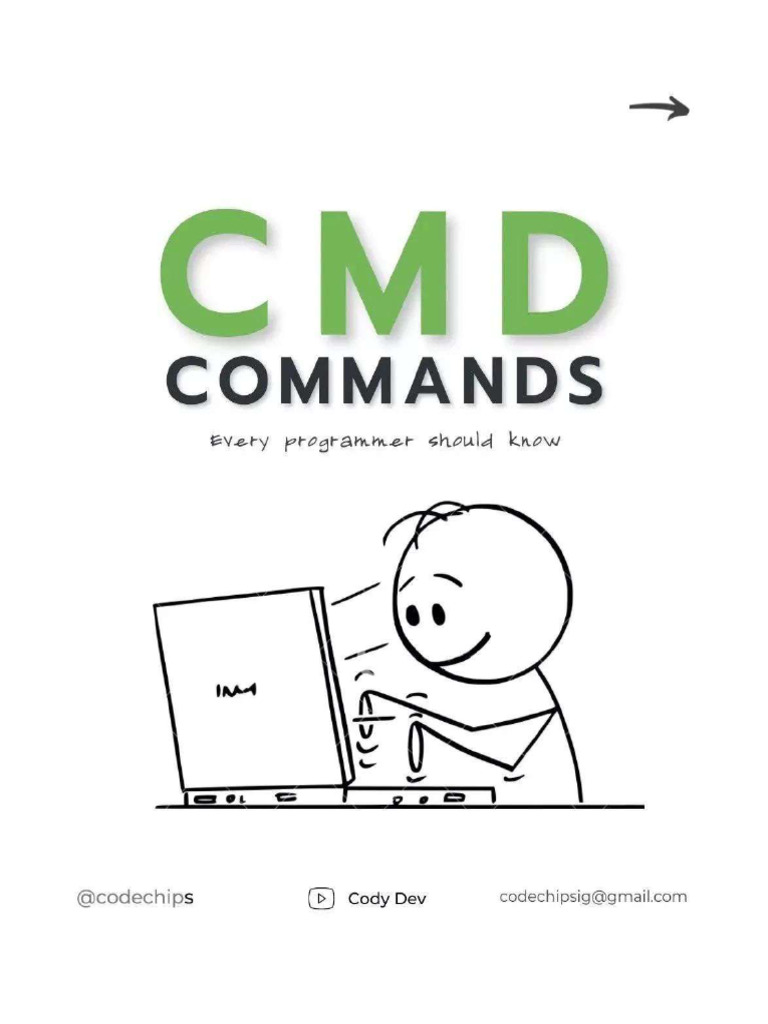 CMD Commands For Programmers | PDF