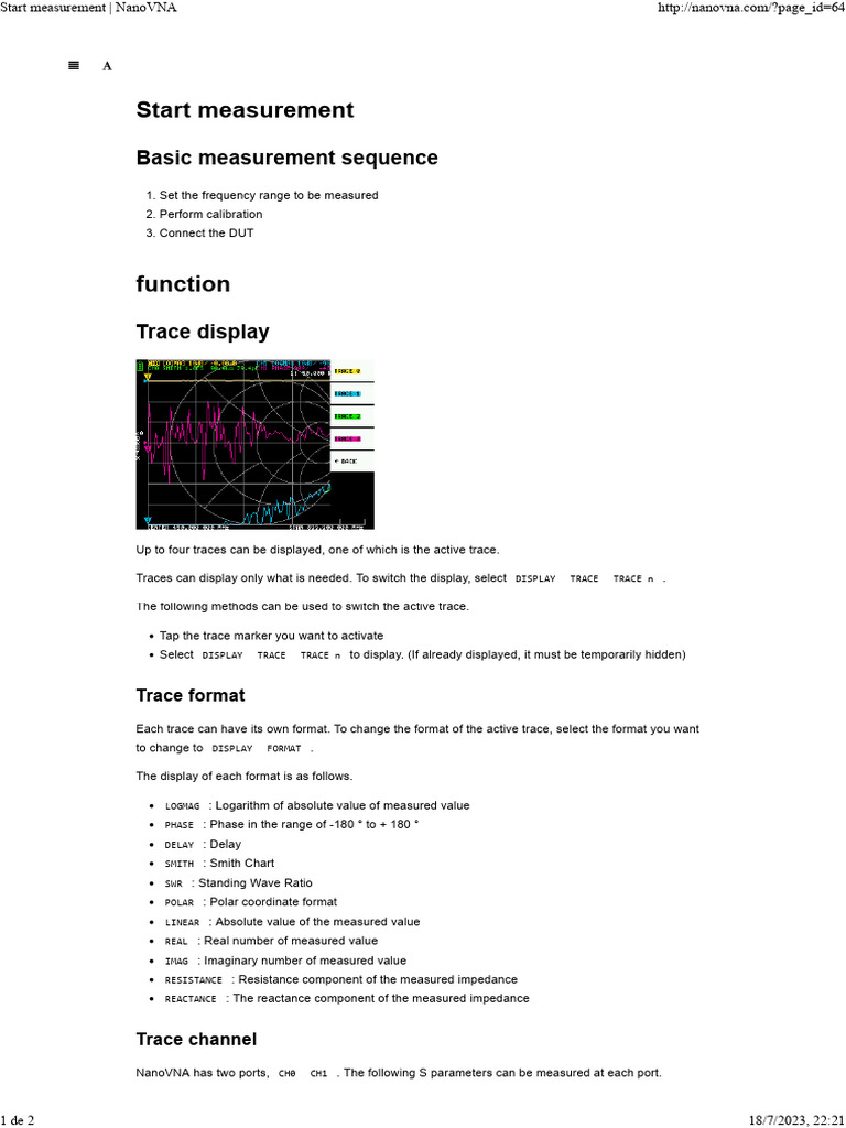 NanoVNA Measurement Guide | PDF