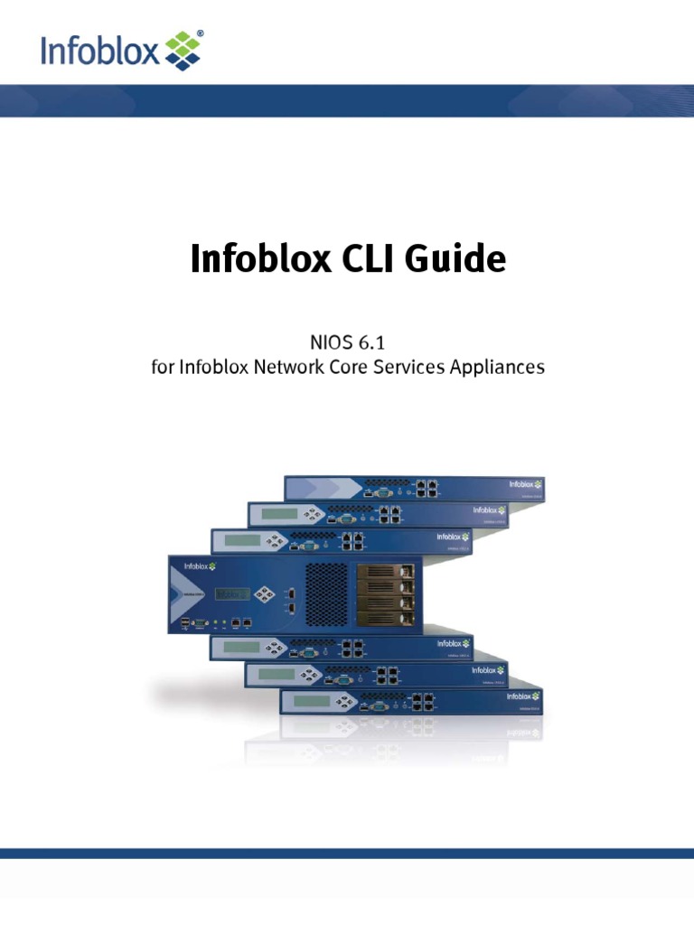Infoblox CLI Guide: NIOS 6.1 For Infoblox Network Core Services ...
