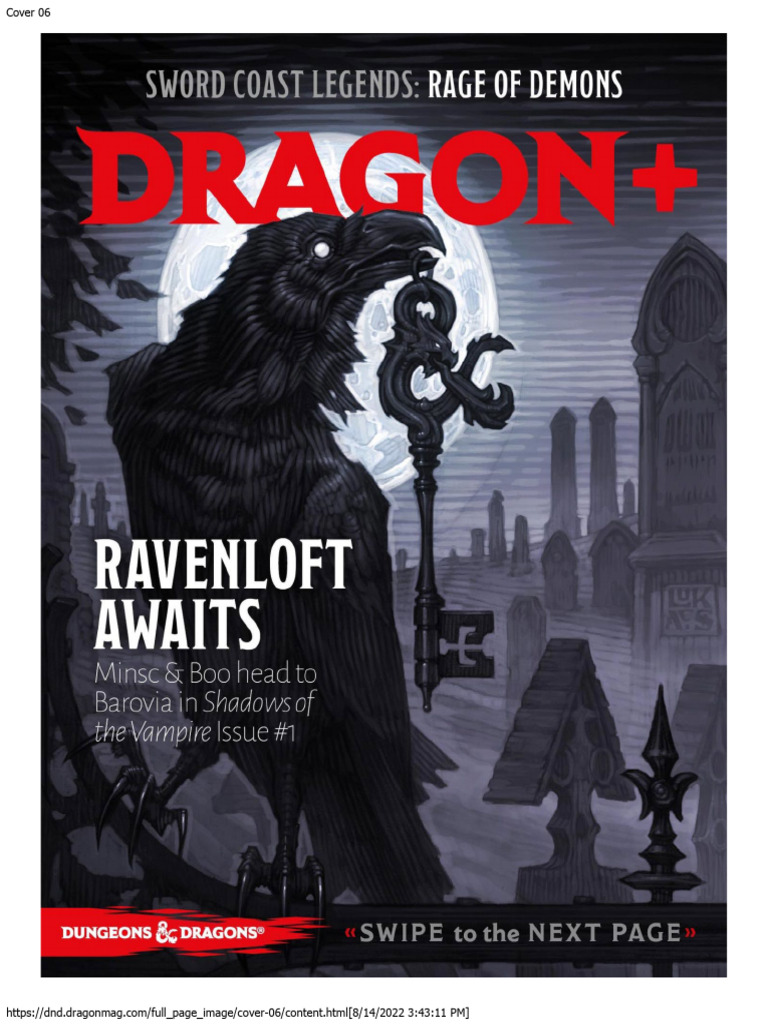 Dragon+ Issue 6: Vampires & Ravenloft | PDF | Dungeons & Dragons | Gary ...