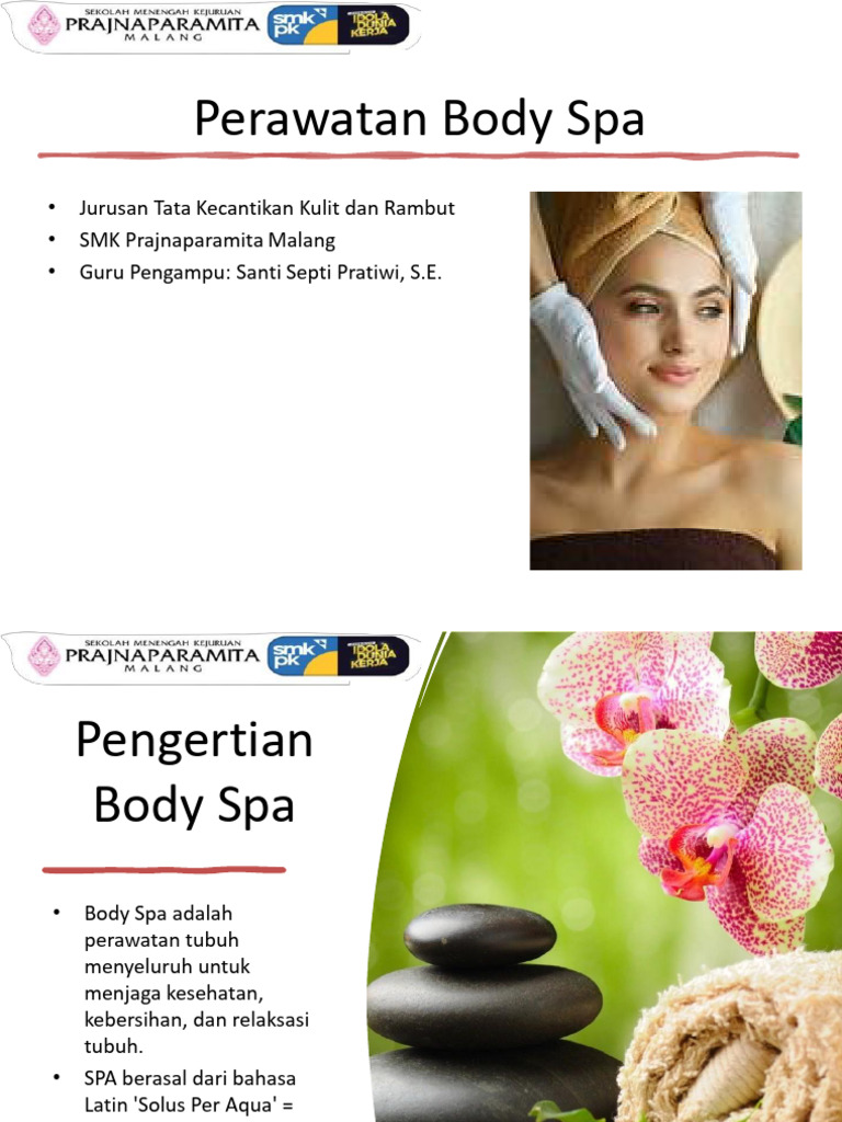 Panduan Lengkap Perawatan Body Spa | PDF