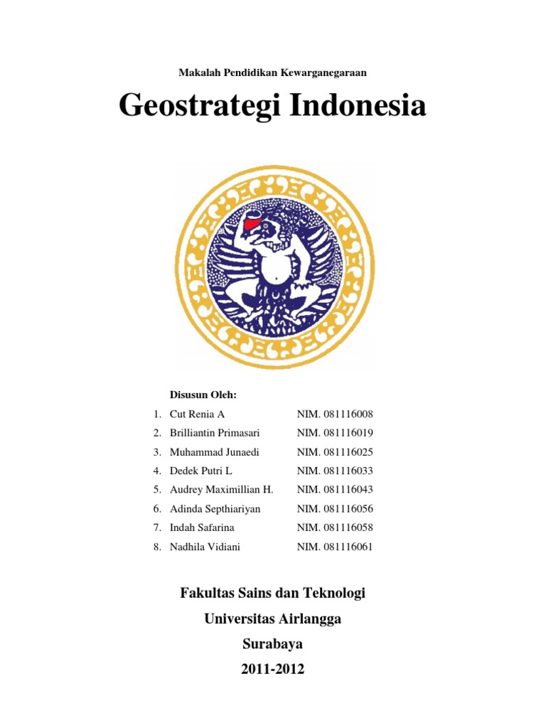 Makalah Geostrategi