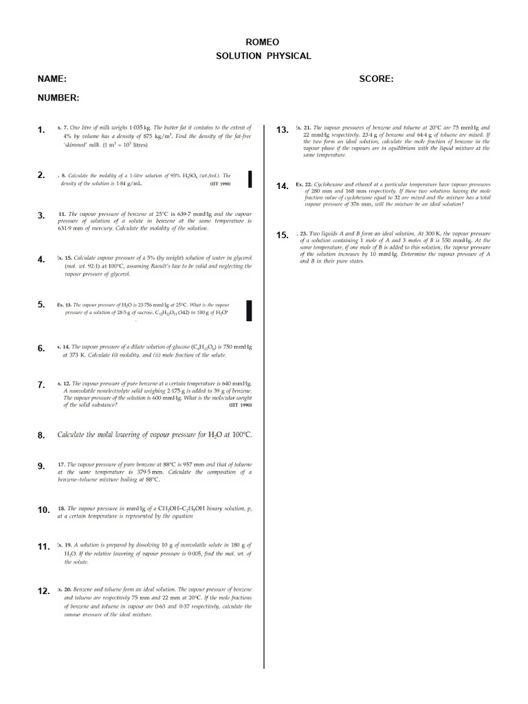 Solution | PDF