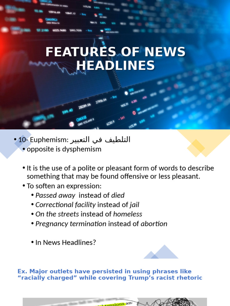 4-Features of News Headlines- Part 2 | PDF