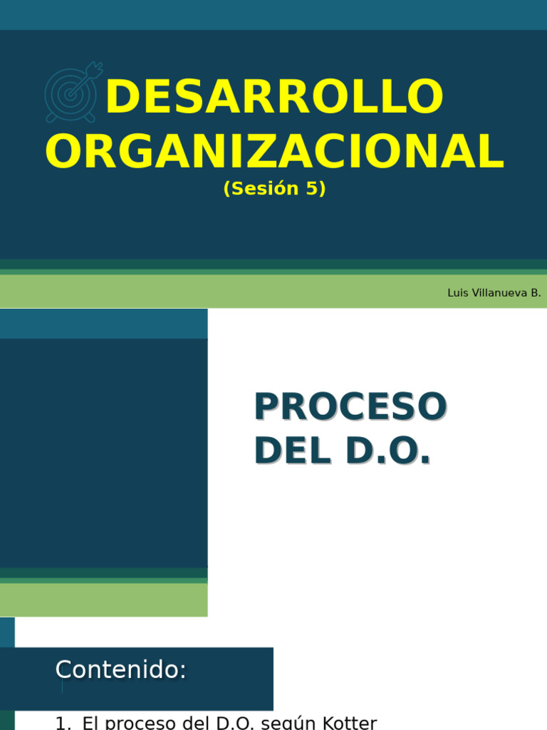 Proceso de Desarrollo Organizacional | PDF | Business | Diseño