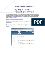 Instalacion de Postgres 9