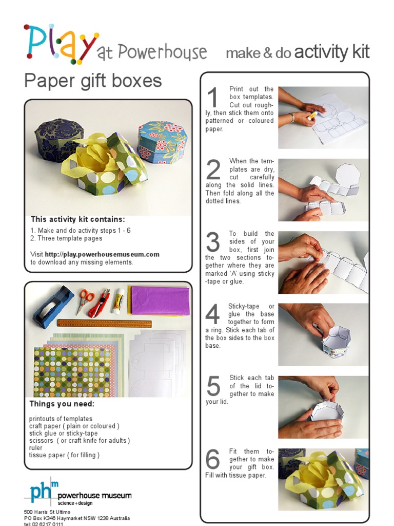 DIY Gift Box Activity Kit Guide | PDF