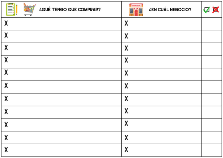 Listado de Compras - Apoyo Visual Donato | PDF