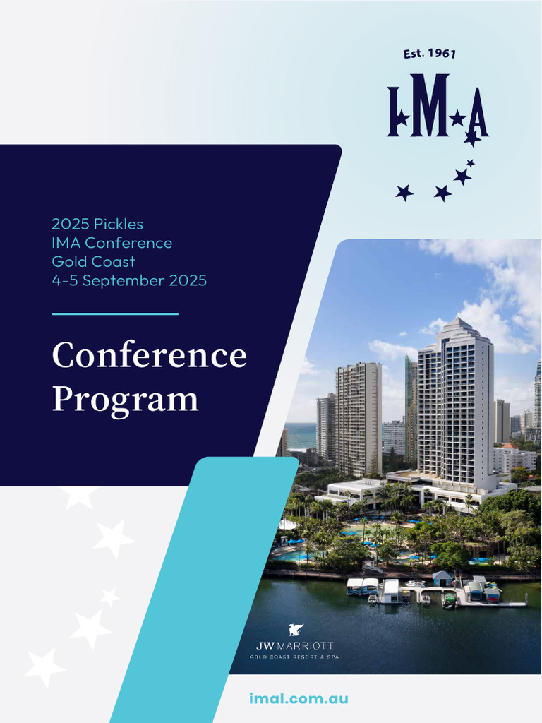 2025 Pickles IMA Conference Agenda | PDF | Cost Of Living | Artificial ...
