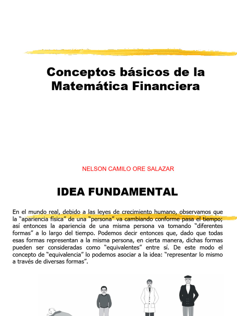 Fundamentos de Matemática Financiera | PDF | Interés | Hora