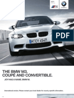 M3 Coupe Convertible Catalogue