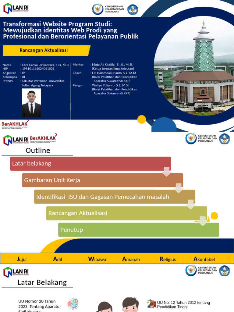 Transformasi Website Prodi Ilmu Kelautan | PDF