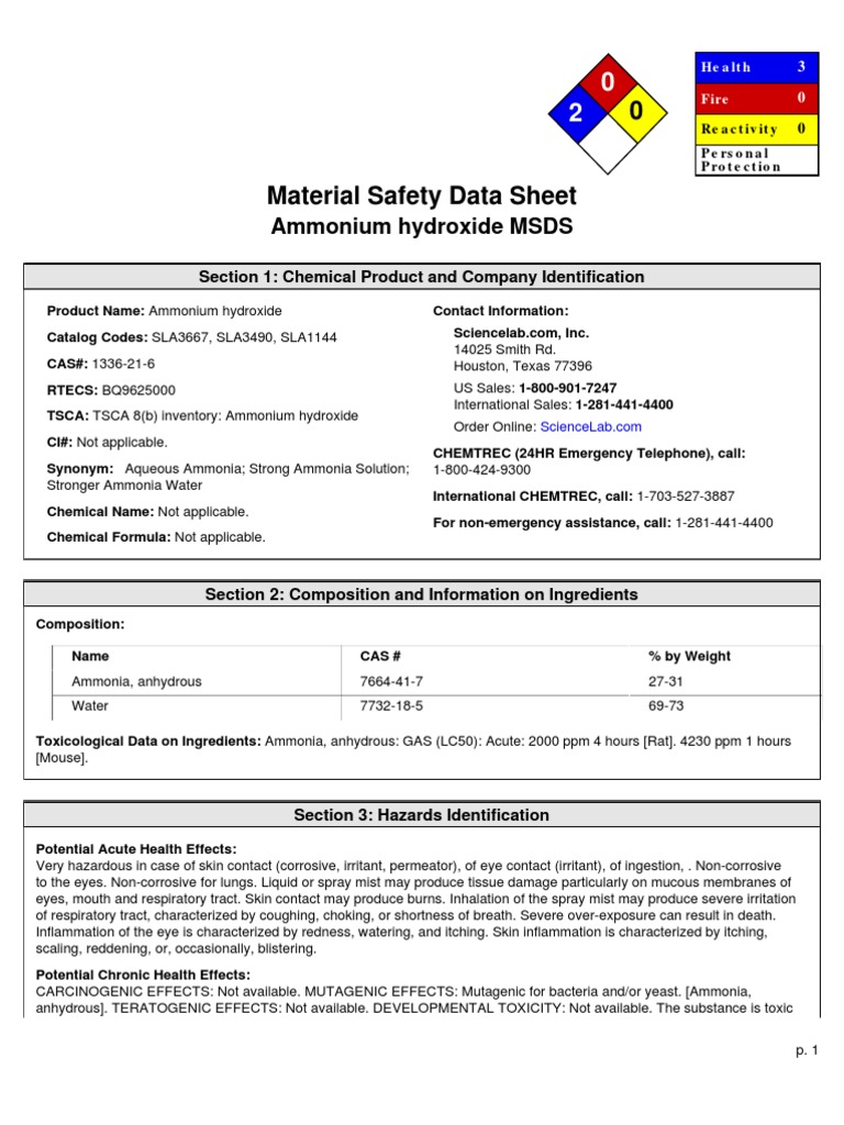 Msds 2 | PDF | Silver | Toxicity