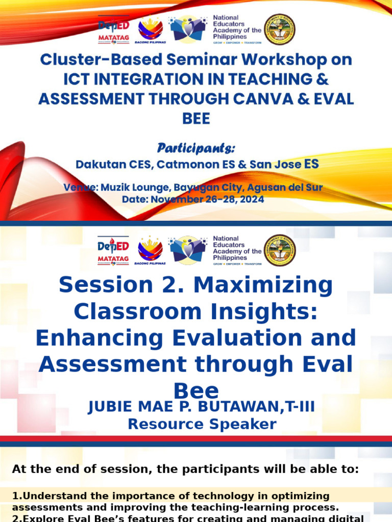 ICT Integration in Teaching with Eval Bee | PDF | Educational ...