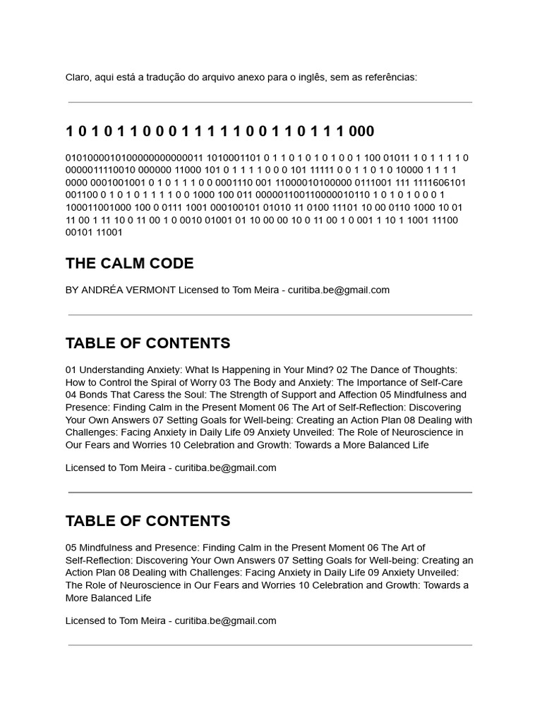 Unlocking the Calm Code: Managing Anxiety | PDF | Anxiety | Mindfulness