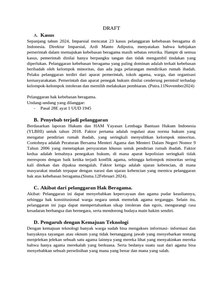 Draft Pkkn | PDF